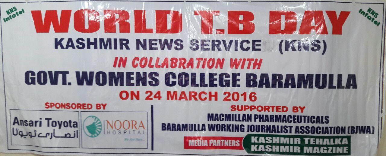 Women’s college Baramulla in collaboration with KNS organizes seminar on TB